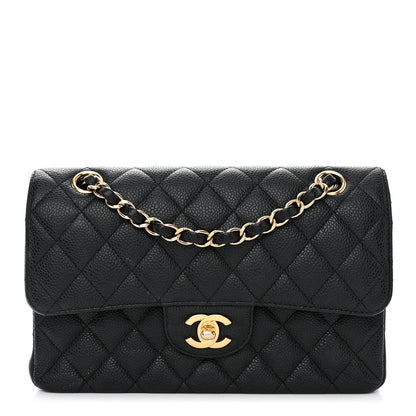 Chanel Caviar Quilted Small Double Flap Black 1 of 12