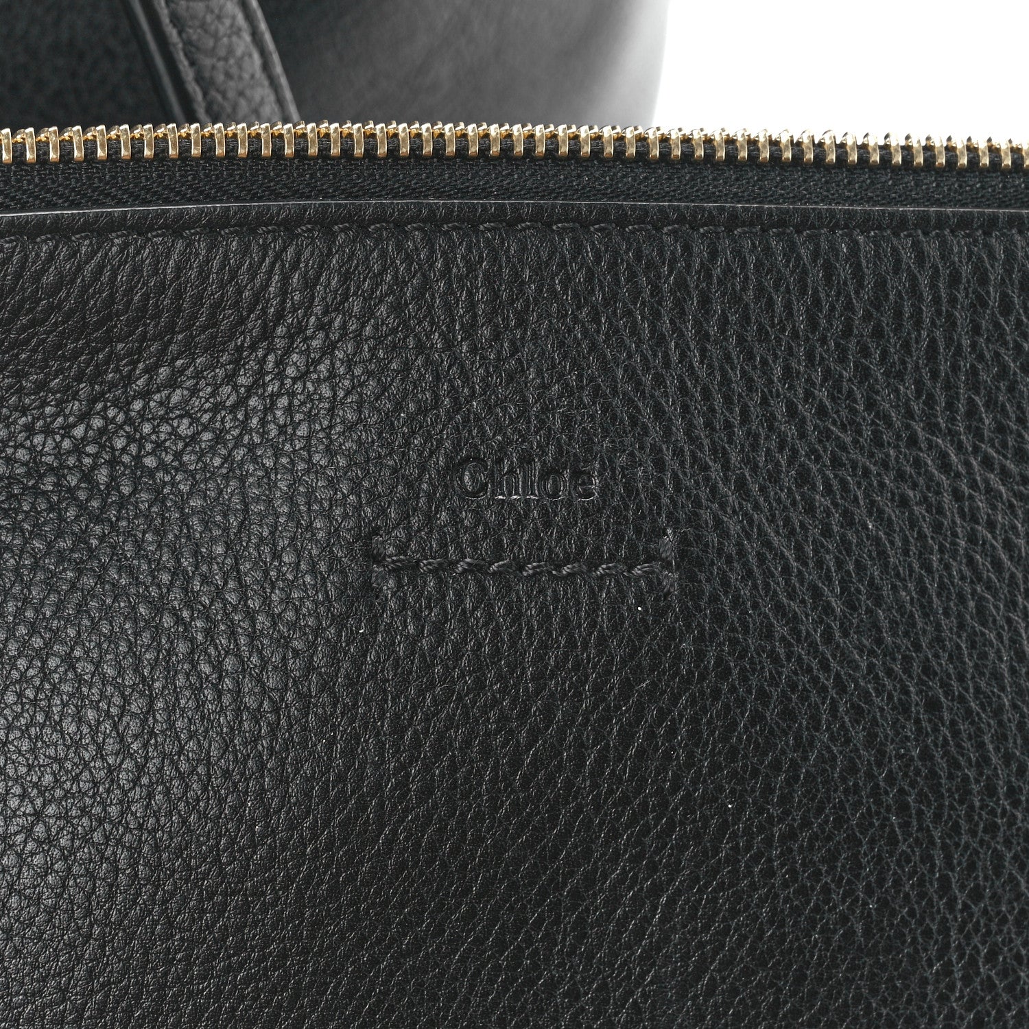 Chloe Smooth Calfskin Medium Vick Tote Black 7 of 16