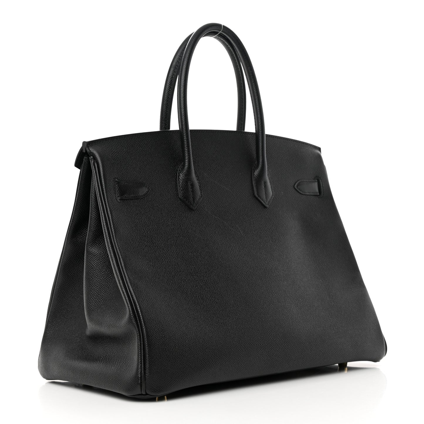 Epsom Birkin 35 Black