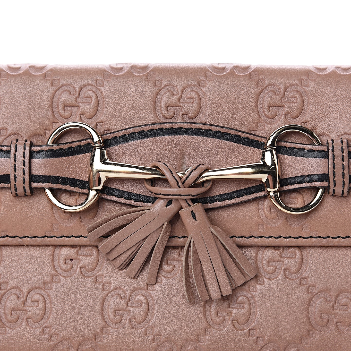 Guccissima Emily Continental Wallet Camelia