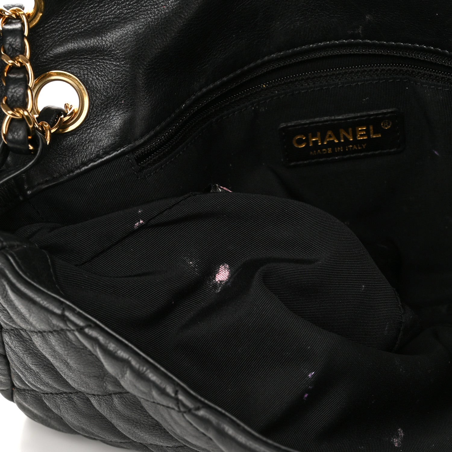 Chanel Calfskin Quilted Medium Chain Me Flap Black 11 of 14