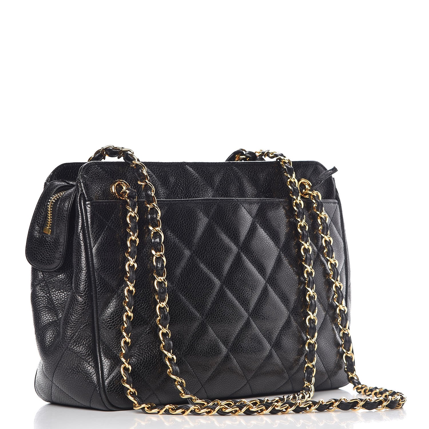 Chanel Caviar Quilted Shoulder Bag Black 3 of 13