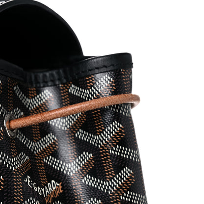 Goyard Goyardine Calfskin Alpin MM Backpack Black 19 of 21