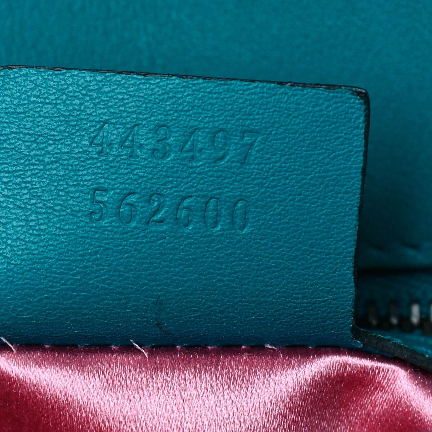 Gucci Velvet Matelasse Small GG Marmont Shoulder Bag Pavone Cyan 7 of 11