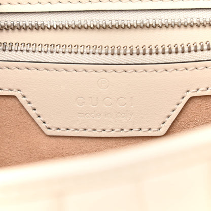 Gucci Calfskin Matelasse Aria Small GG Marmont Shoulder Bag Mystic White 6 of 10