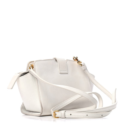 Saint Laurent Calfskin Monogram Toy Cabas White 2 of 5