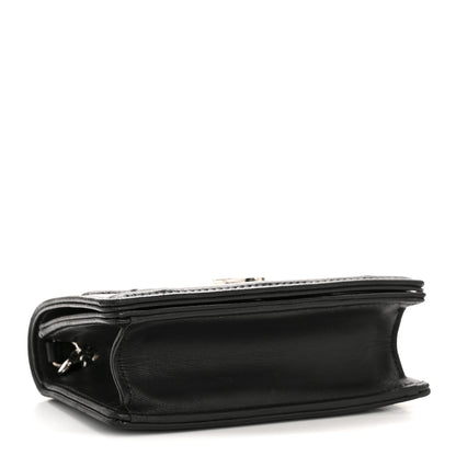 Christian Dior Lambskin Baby Diorama Flap Bag Black 4 of 13