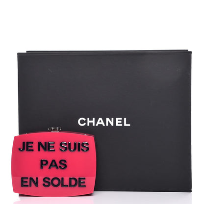 Chanel Plexiglass Evening In The Street 5x5=CC Small Clutch Fuchsia 9 of 9