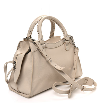 Balenciaga Grained Calfskin Neo Classic Silver Hardware S City Cream 3 of 12
