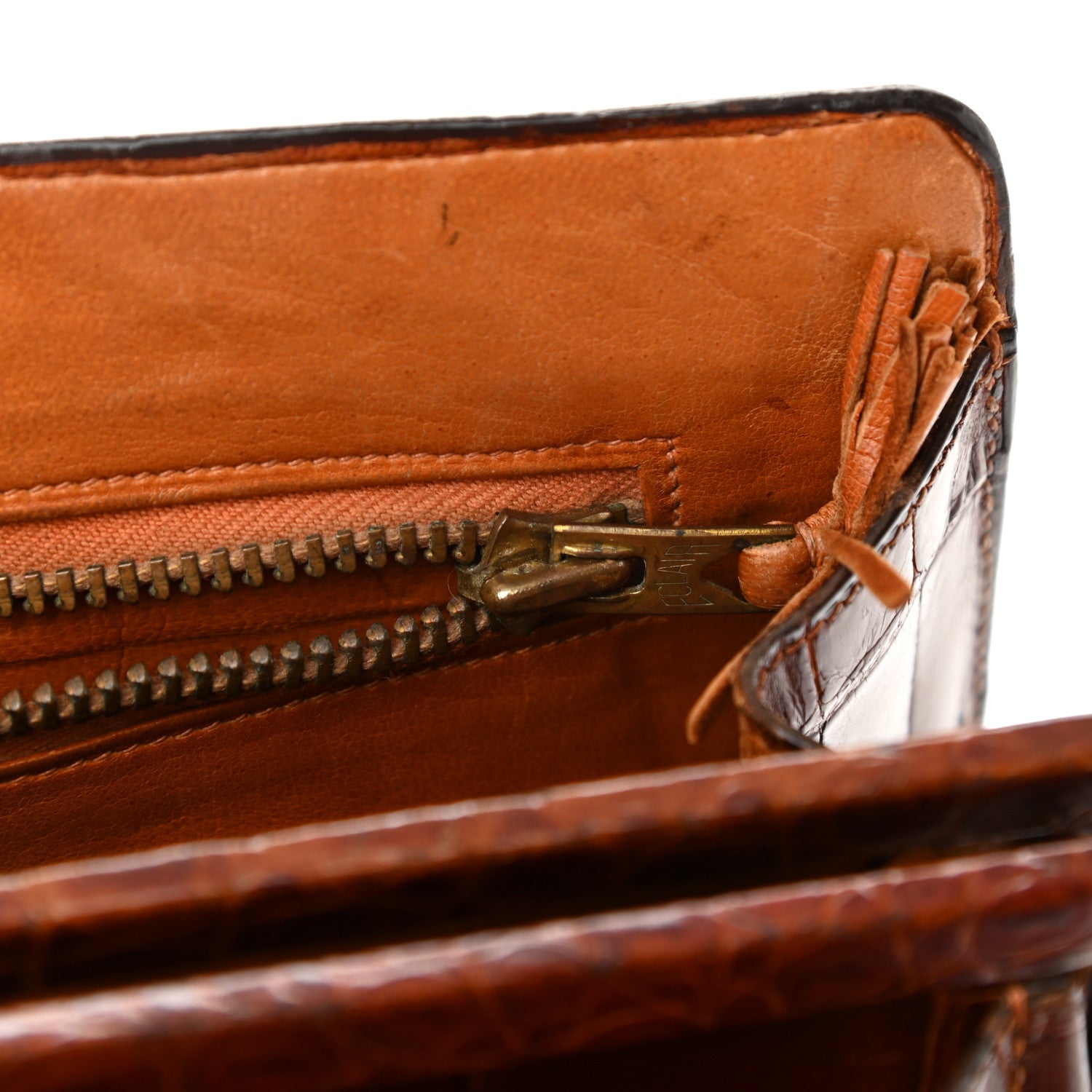 Hermes Shiny Crocodile Sac Pullman Havane 13 of 13