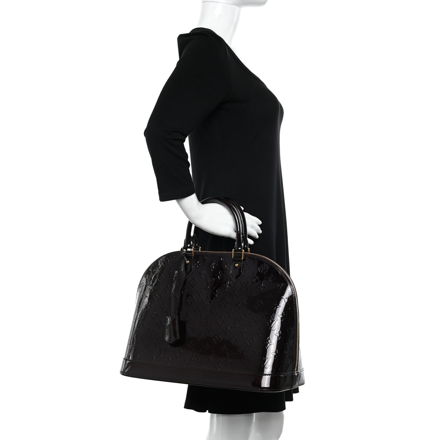 Louis Vuitton Vernis Alma GM Amarante 2 of 11