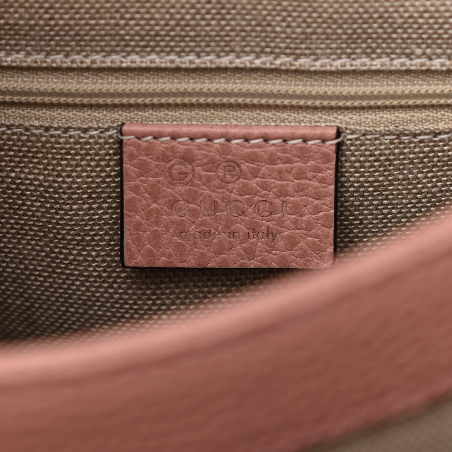 Gucci Dollar Calfskin Medium Interlocking G Top Handle Shoulder Bag Soft Pink 6 of 10