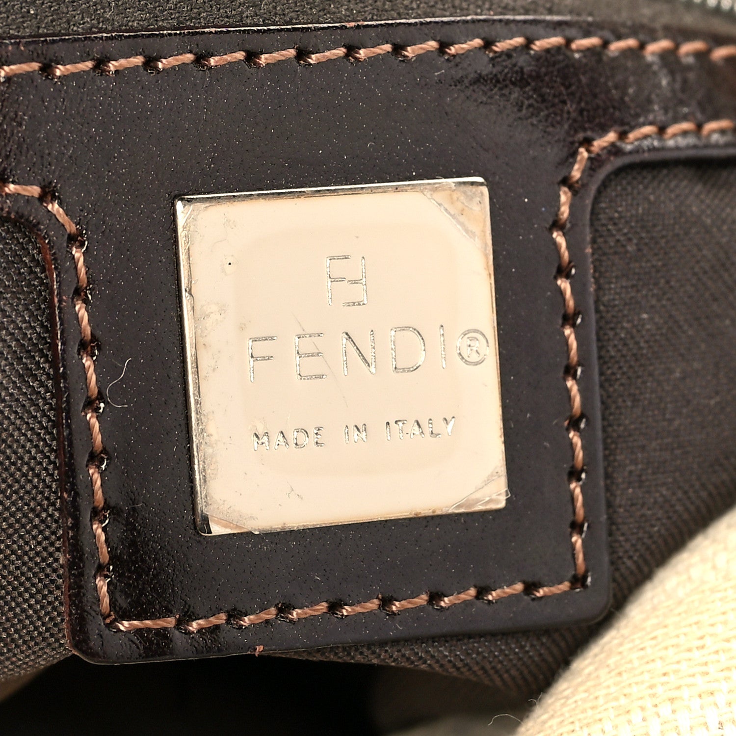 Fendi Zucca Mama Baguette Beige 6 of 15