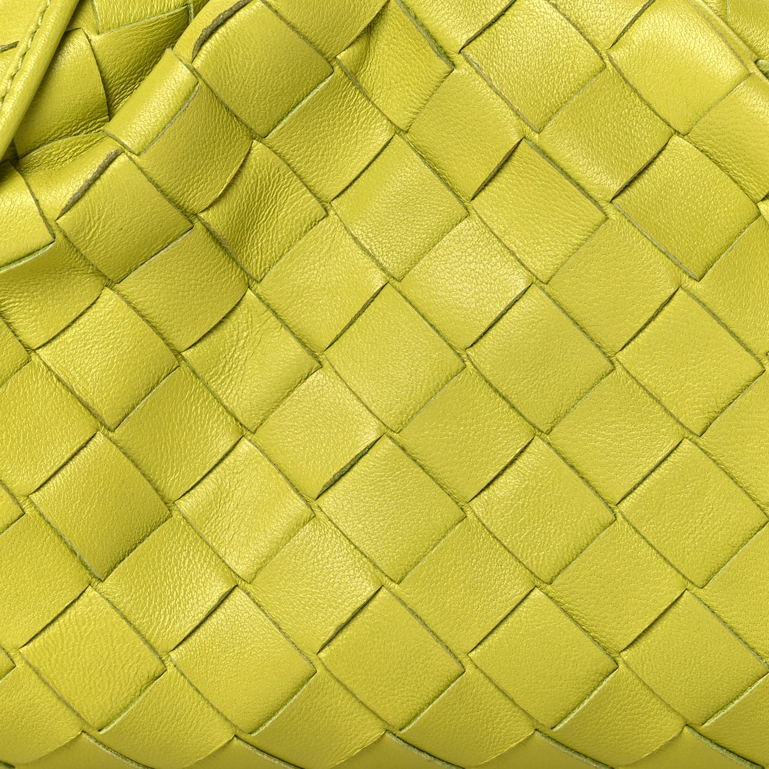 Bottega Veneta Nappa Intrecciato The Mini Pouch Kiwi 9 of 11