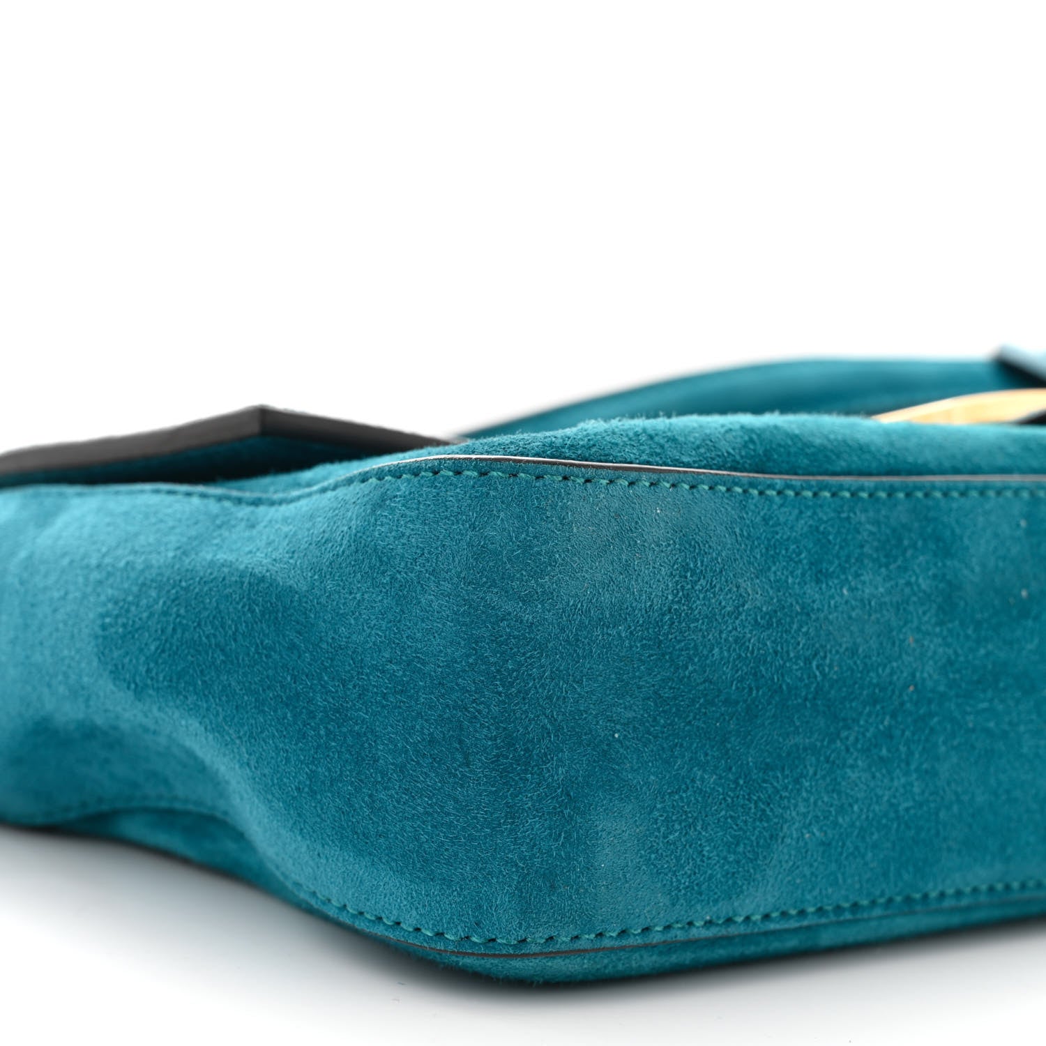 Fendi Chamois Baguette Ottanio 9 of 10