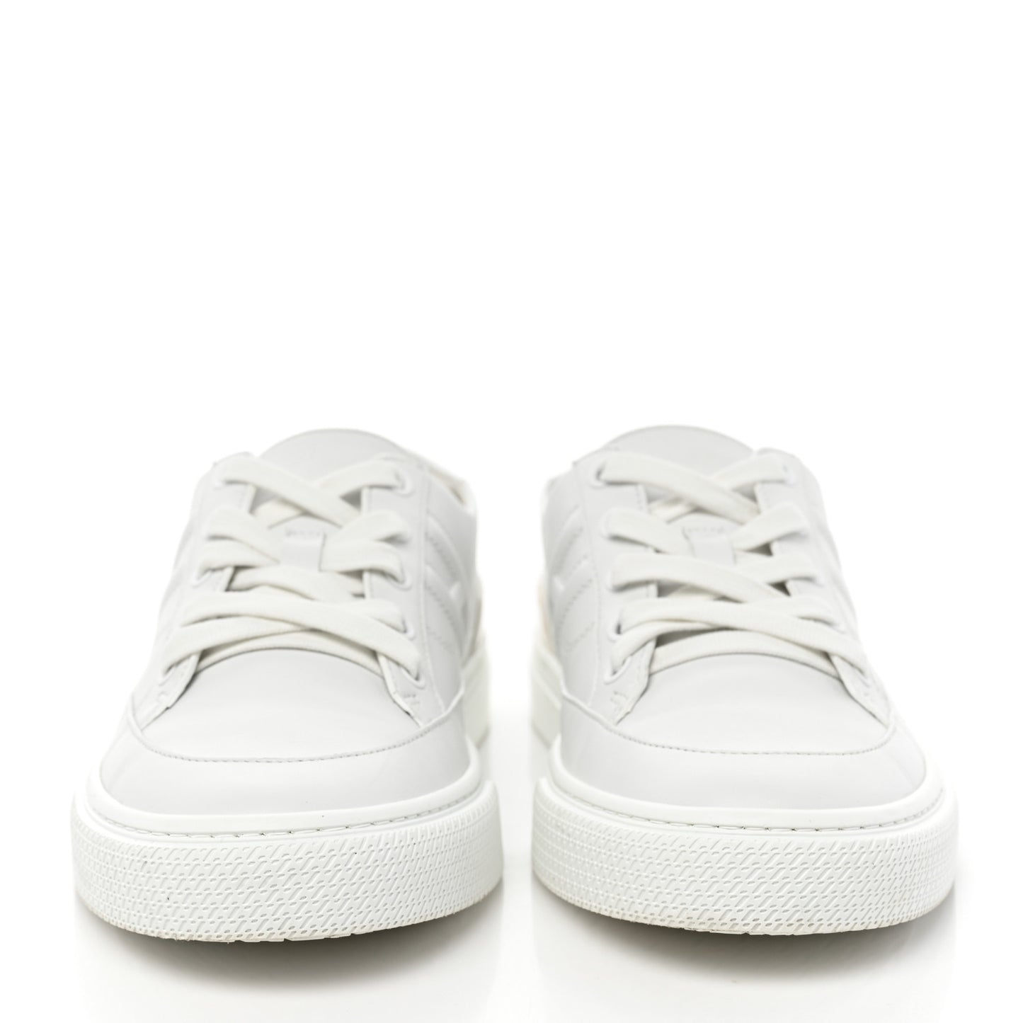 Calfskin Deep Sneakers 40 White