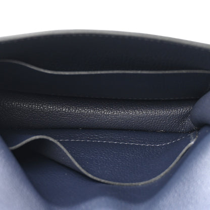 Hermes Evercolor Roulis Slim Wallet Bleu Nuit 6 of 9