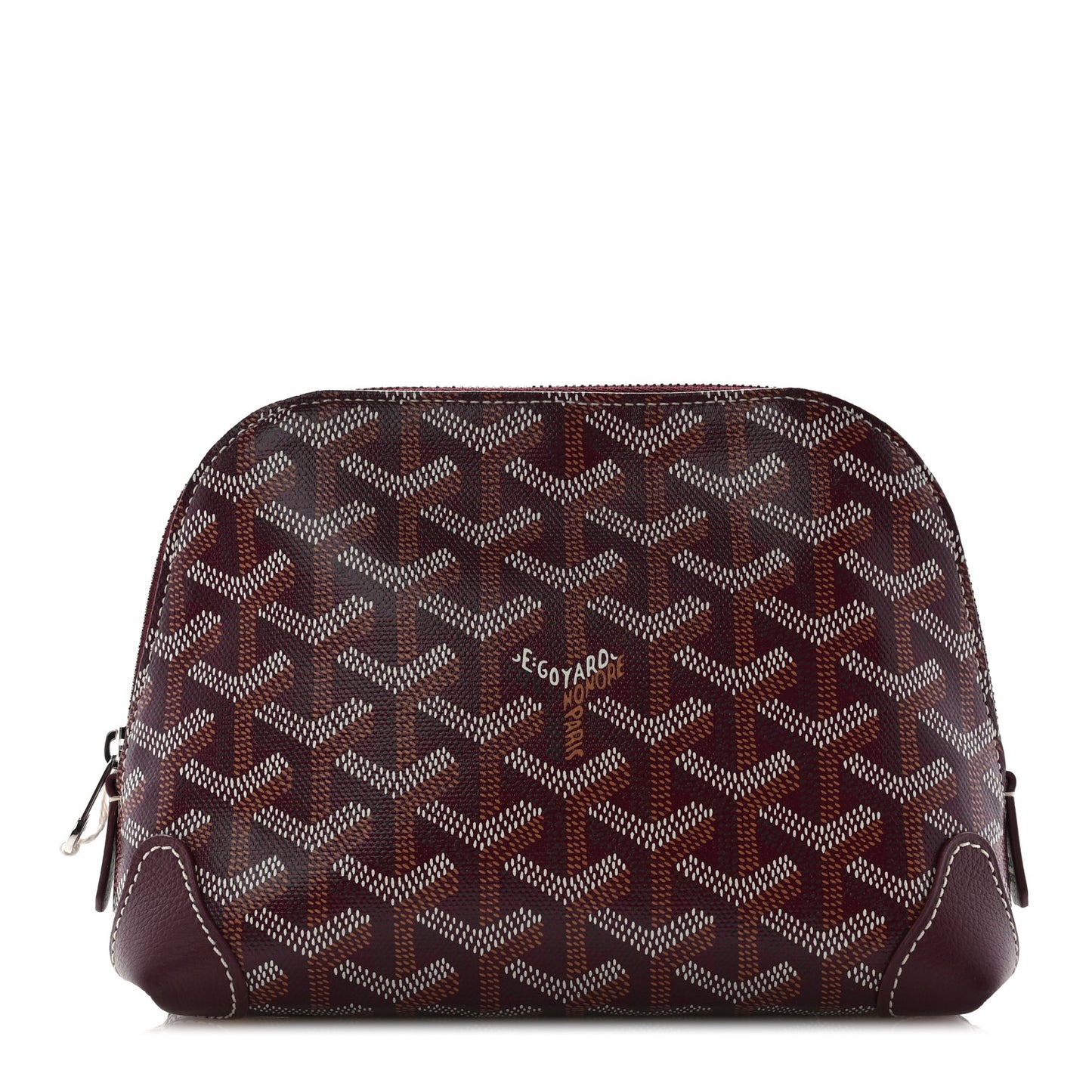 Goyardine Vendome Toiletry Pouch Burgundy