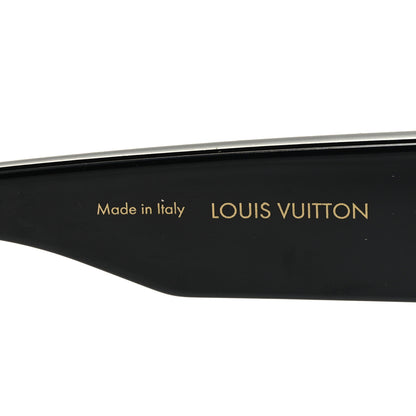 Louis Vuitton Acetate Swarovski Crystal Cyclone Sunglasses Z1578W Black 5 of 9