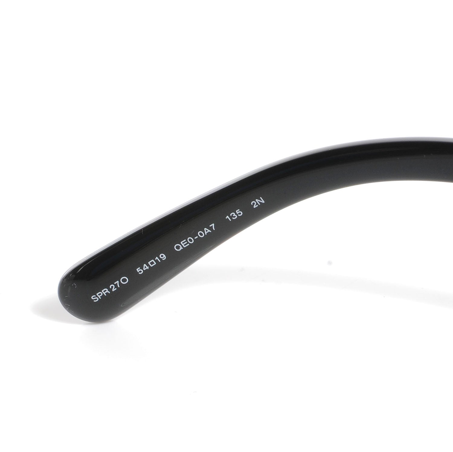 Prada SPR 27O Sunglasses Black Grey 4 of 5