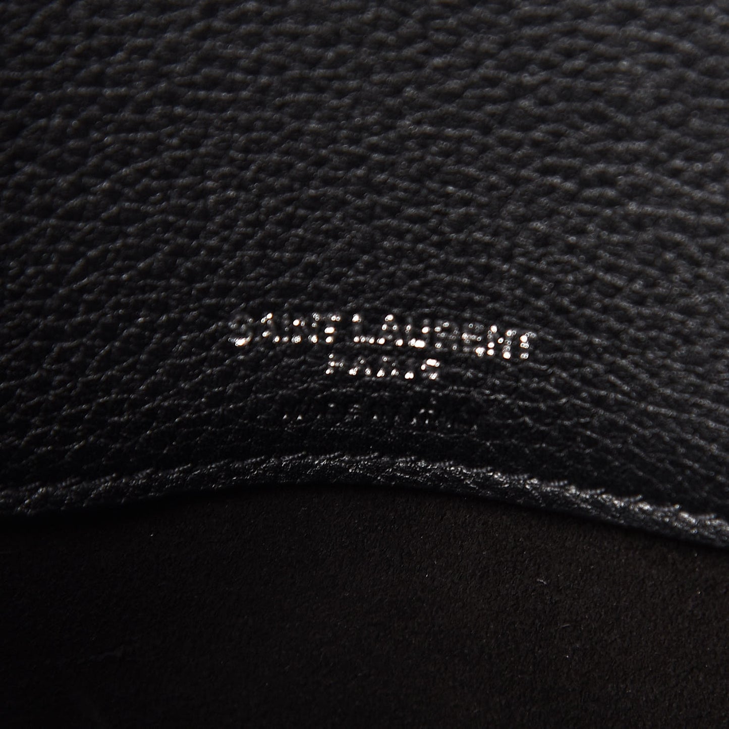 Grained Calfskin Small Supple Sac De Jour Black