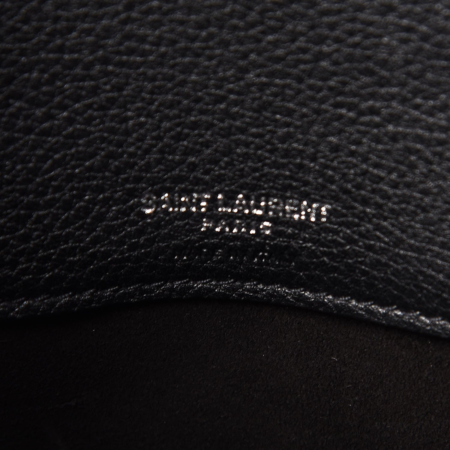 Saint Laurent Grained Calfskin Small Supple Sac De Jour Black 6 of 11