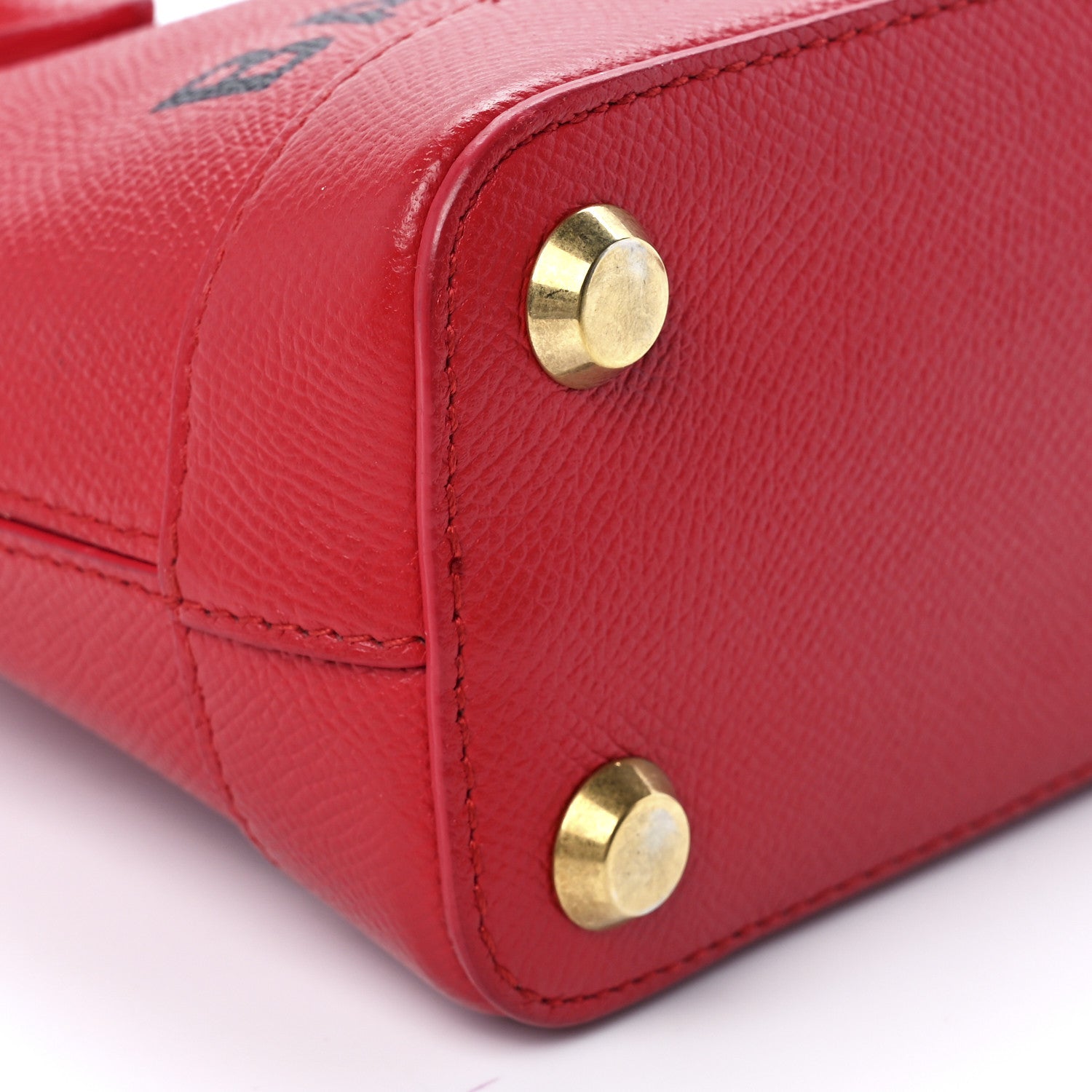 Balenciaga Signature Grained Calfskin Logo XXS Ville Top Handle Bag Rouge Coquelicot Black 19 of 25