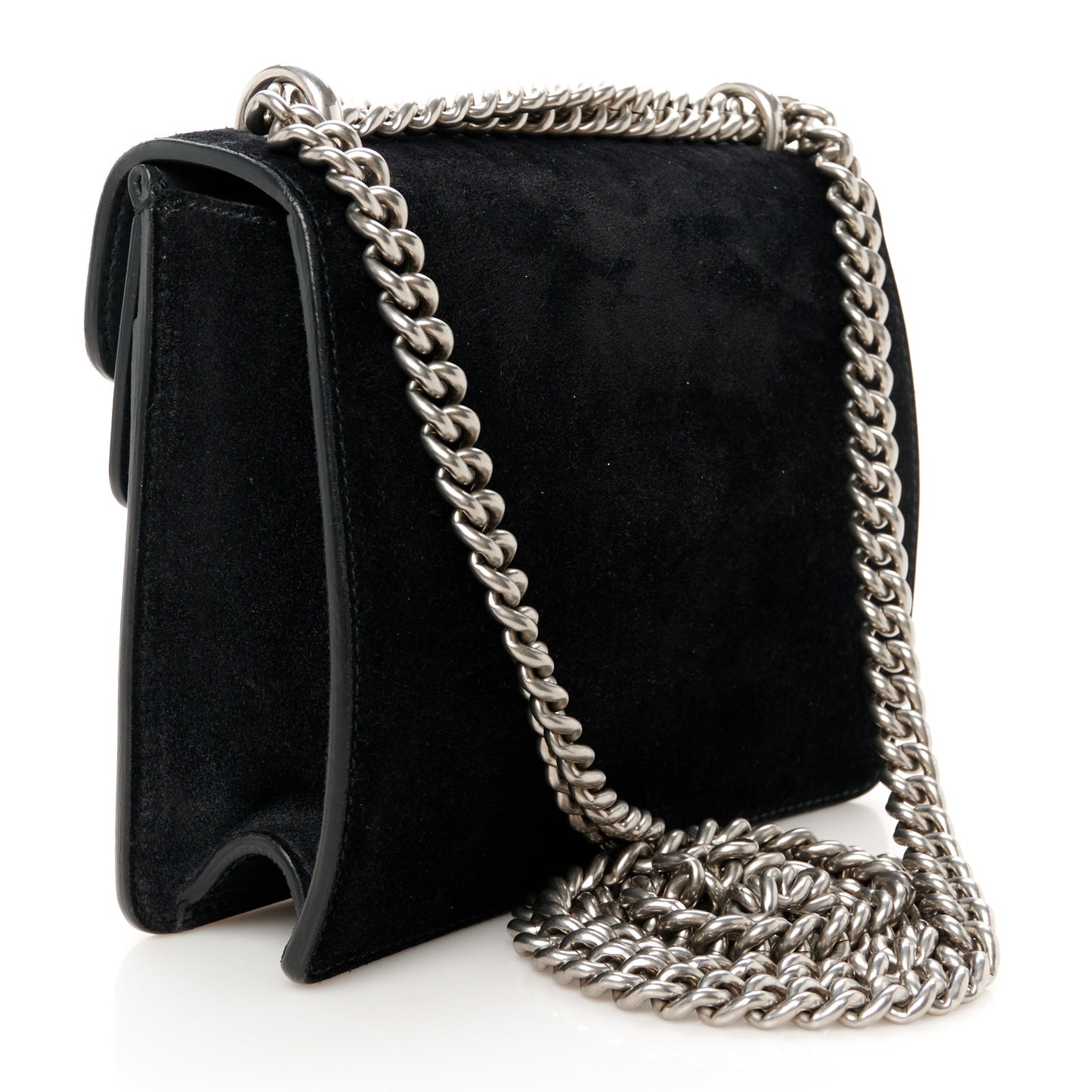 Suede Mini Dionysus Shoulder Bag Black