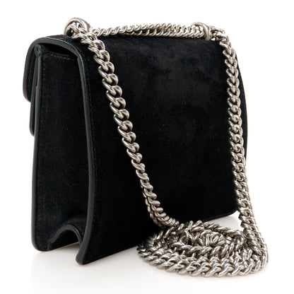 Gucci Suede Mini Dionysus Shoulder Bag Black 3 of 10