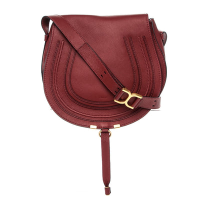 Chloe Calfskin Medium Marcie Round Crossbody Bag Berry Cupcake 1 of 6