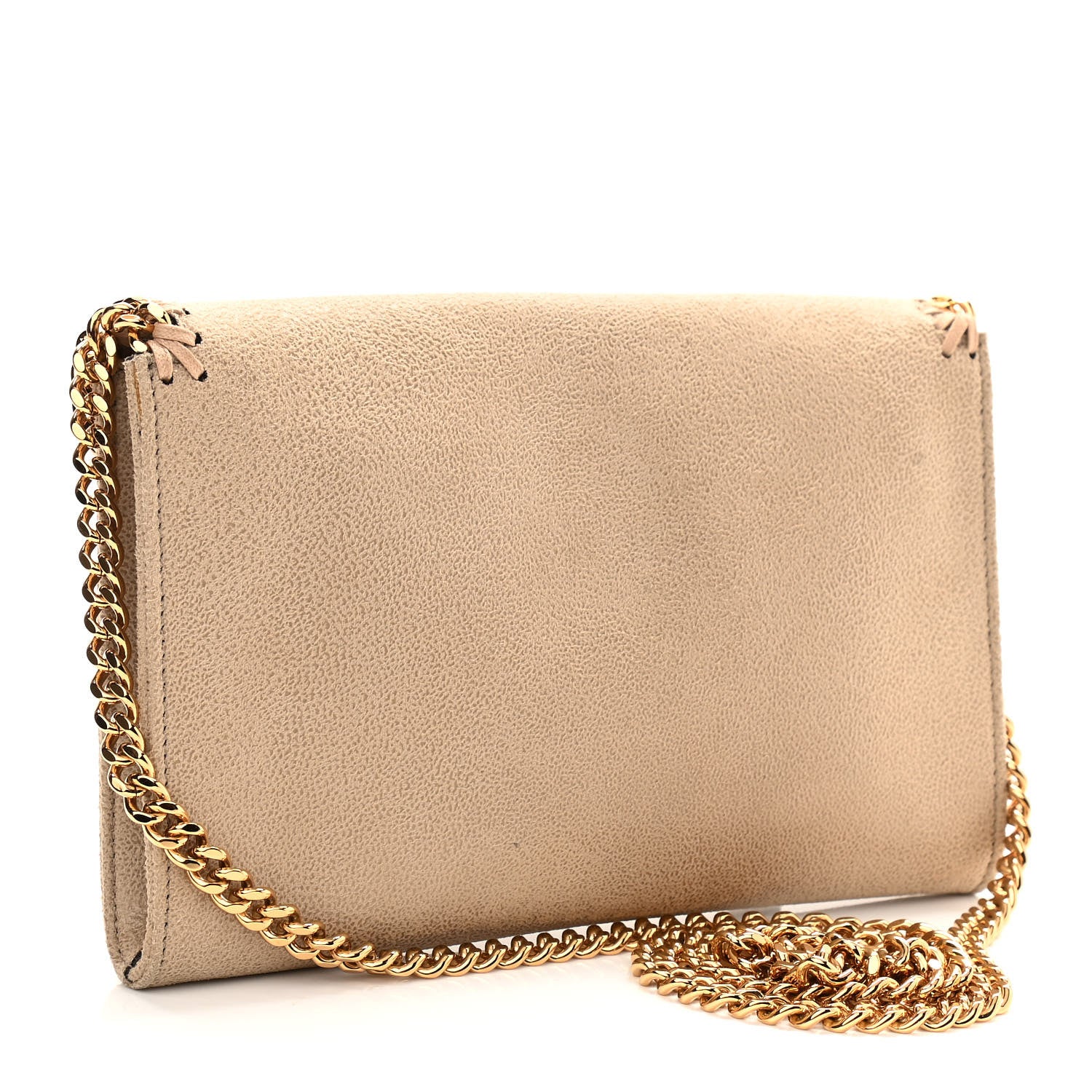 Stella McCartney Shaggy Deer Mini Falabella Crossbody Bag Beige 2 of 8