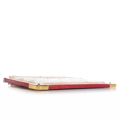 Louis Vuitton Monogram Multicolor Key Pouch White 4 of 7