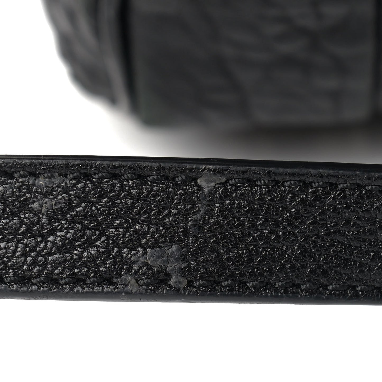 Pebbled Lambskin Rockie Black Rhodium Hardware