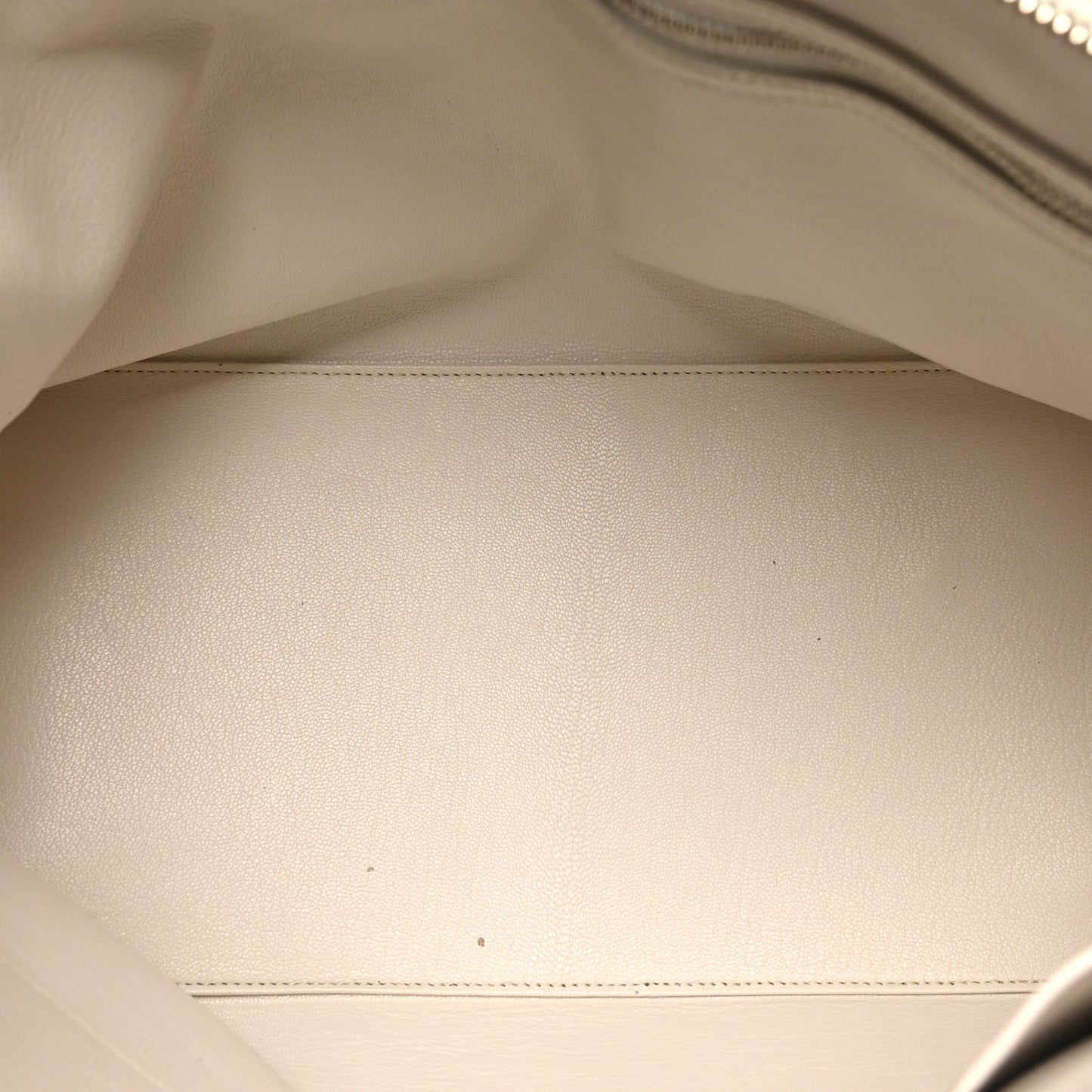 Veau Ecorce Haute Maroquinerie Lockit MM Ivory
