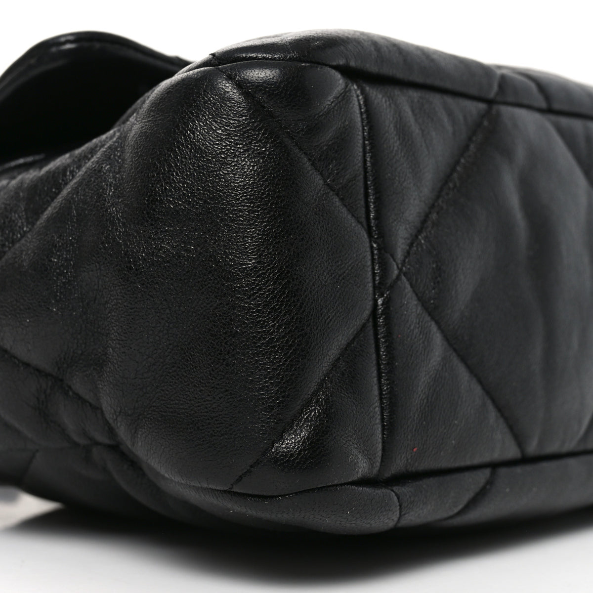 Chanel Goatskin Quilted Large Chanel 19 Flap Black 9 of 10