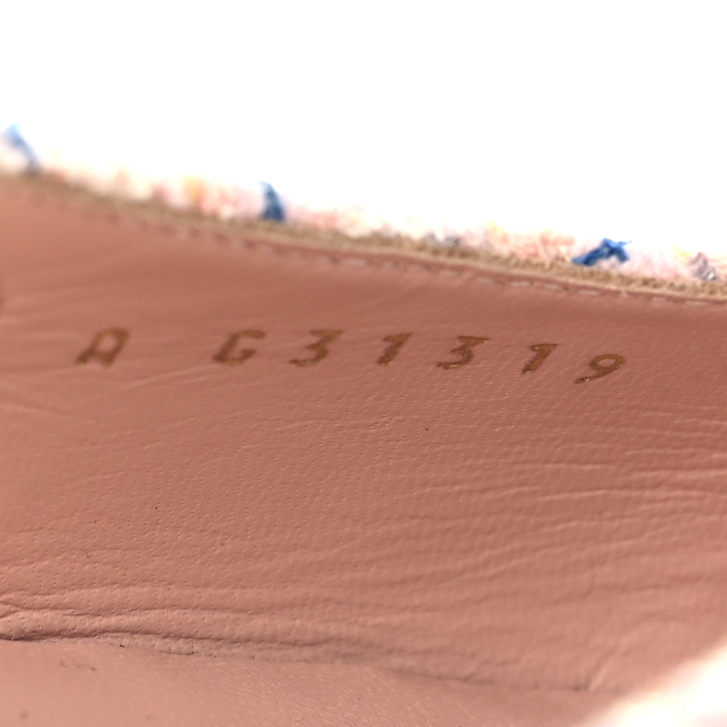 Tweed Grosgrain Cap Toe CC Slingback Flat 37.5 Pink Multicolor