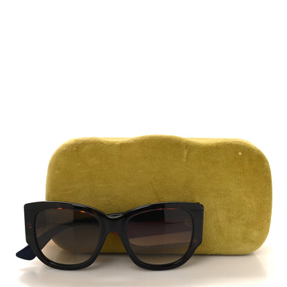 Gucci Acetate Web Oversized Frame Rectangle Sunglasses GG0276S Tortoiseshell 8 of 8
