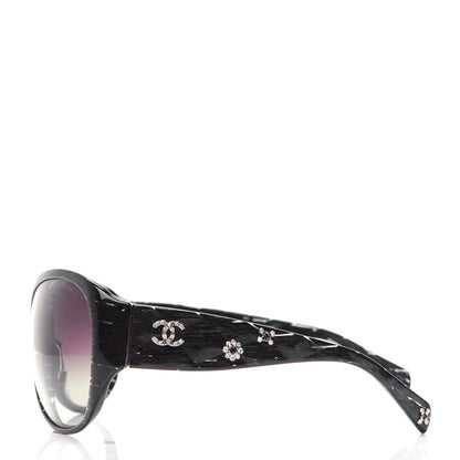 Chanel CC Crystal Sunglasses 5150-B Black 3 of 8