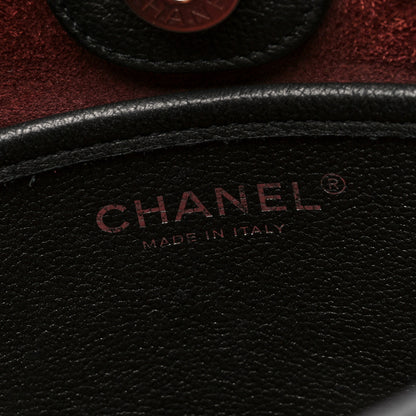 Chanel Calfskin Quilted Large Jungle Stroll Hobo Bag Black 6 of 10