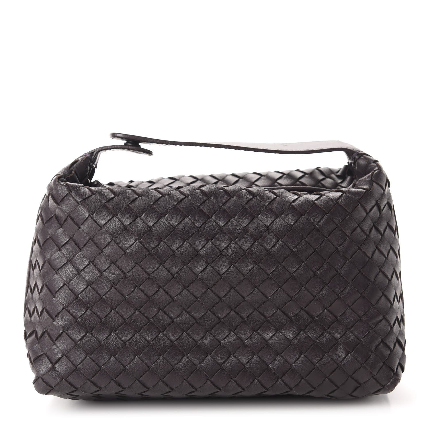 Bottega Veneta Nappa Intrecciato Large Cosmetic Case Ebano 1 of 13