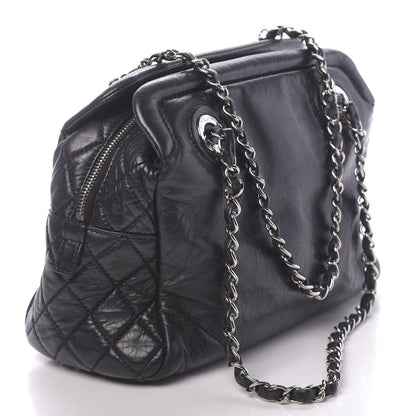Chanel Calfskin Quilted CC Framed Bag Black 3 of 10