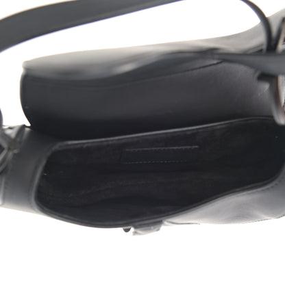 Christian Dior Ultra Matte Calfskin Mini Saddle Bag Black 4 of 9