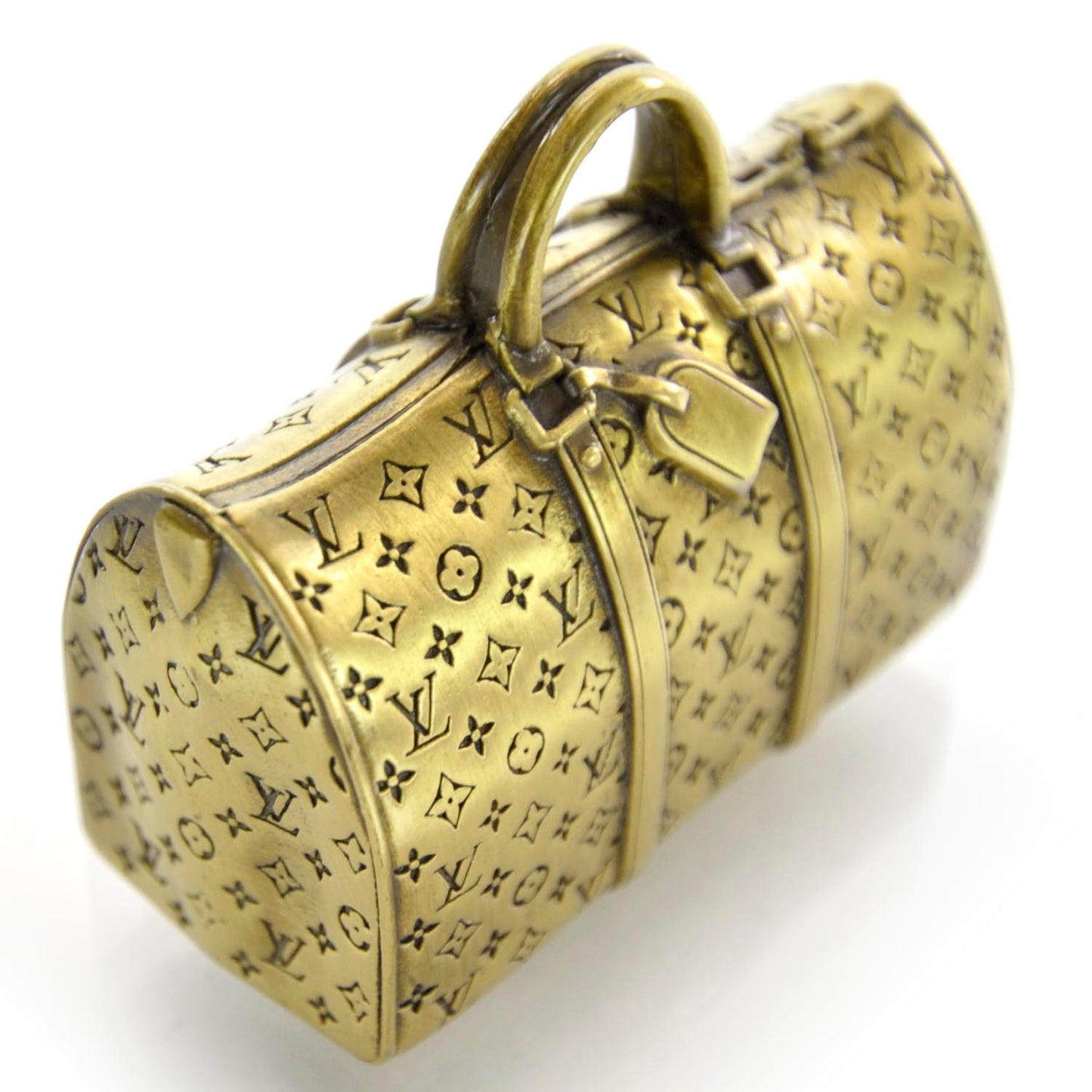 Antique Brass Keepall Paperweight