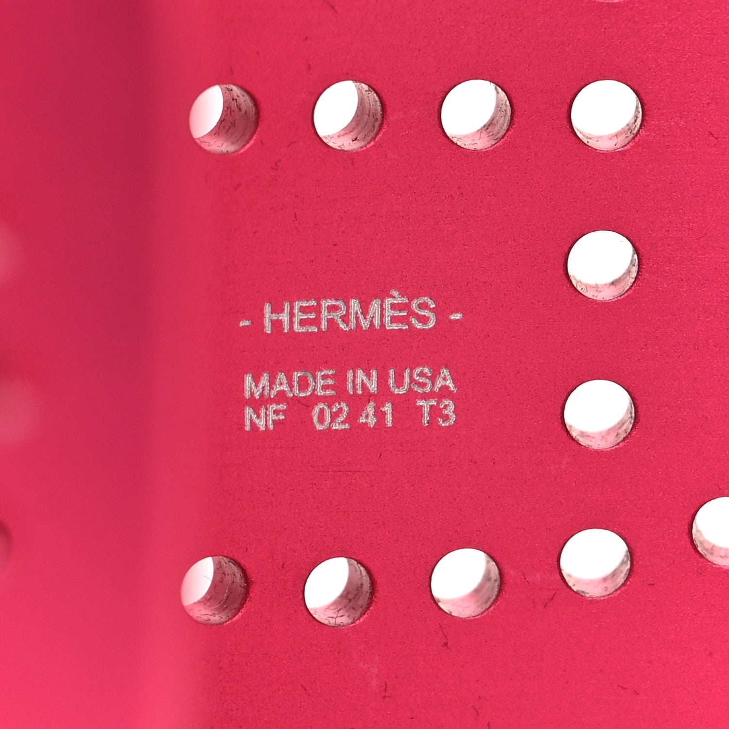 Hermes Aluminium Evelyne Sunset Cuff Bracelet T3 Rose Couture 4 of 4
