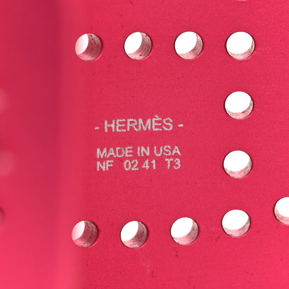 Hermes Aluminium Evelyne Sunset Cuff Bracelet T3 Rose Couture 4 of 4