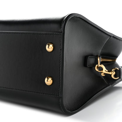 Saint Laurent Calfskin Monogram Baby Cabas Black 10 of 11