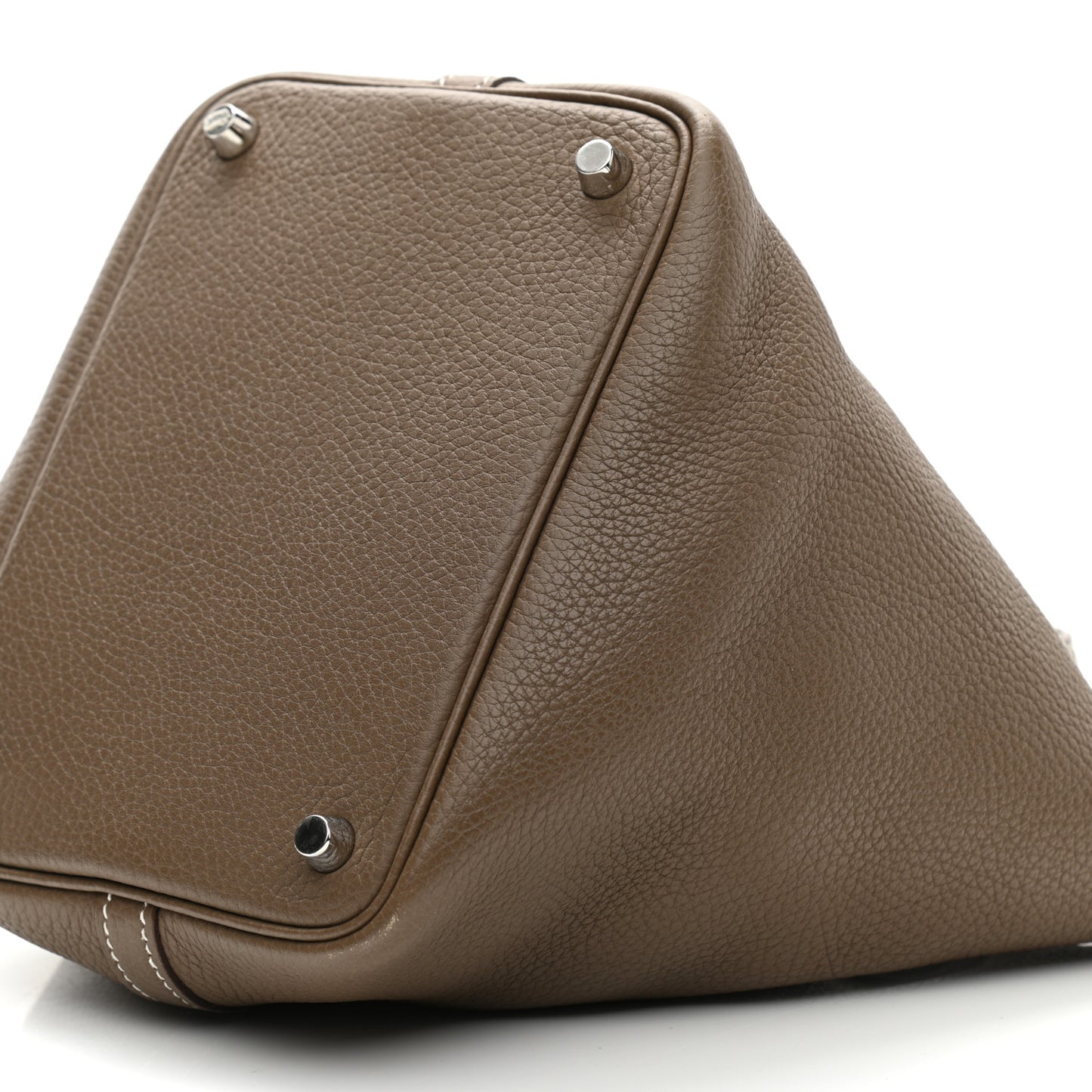 Taurillon Clemence Picotin Lock 18 PM Etoupe