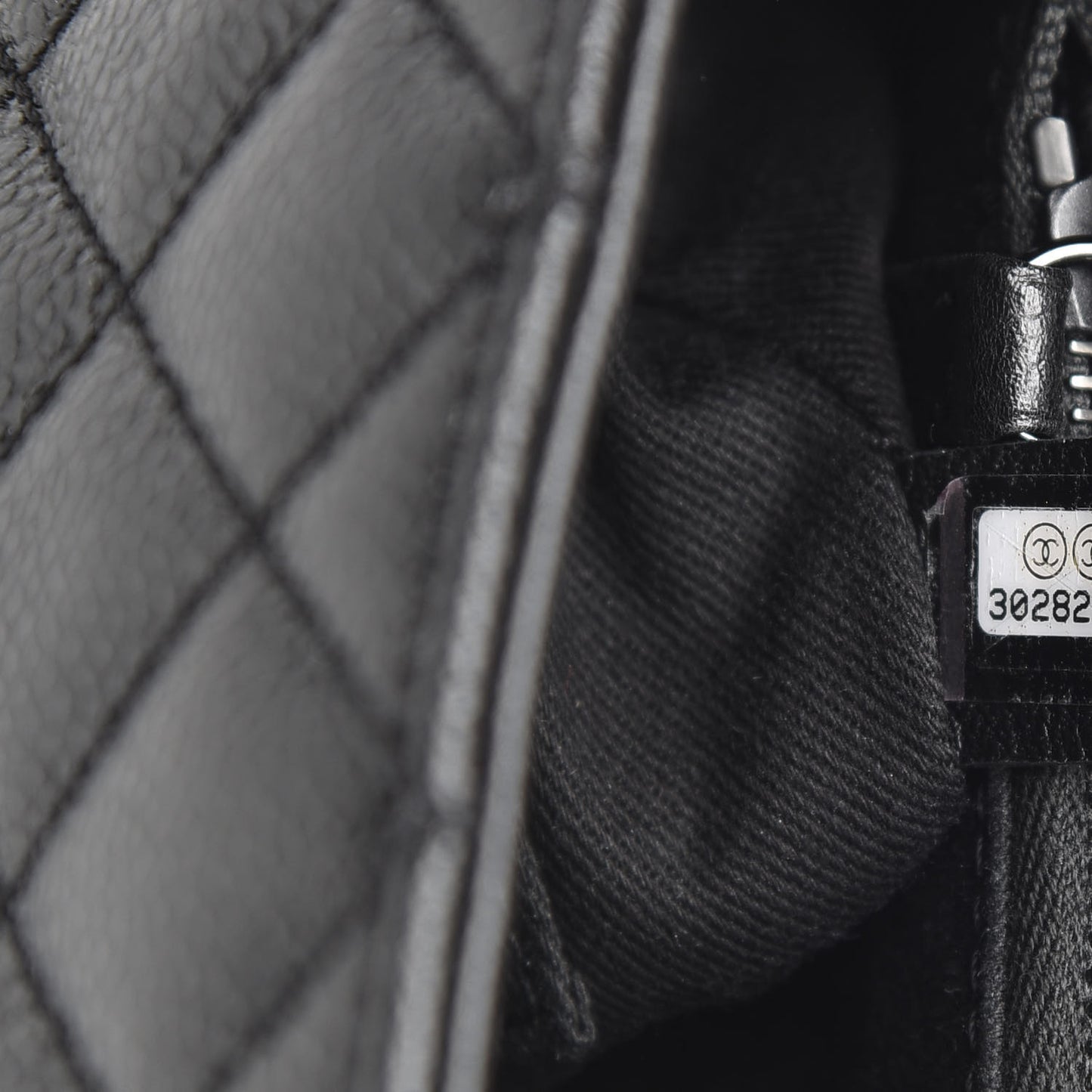 Caviar Quilted Small Coco Handle Flap So Black