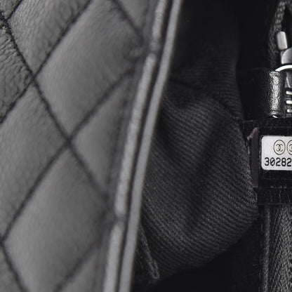 Chanel Caviar Quilted Small Coco Handle Flap So Black 6 of 10