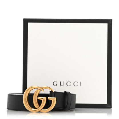Gucci Calfskin Double G 30mm Belt 75 30 Black 8 of 8